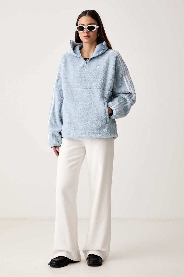 adidas Originals Bluza polarowa damska Adiluna Season 2 x Jennie LD8925 niebieski AW26