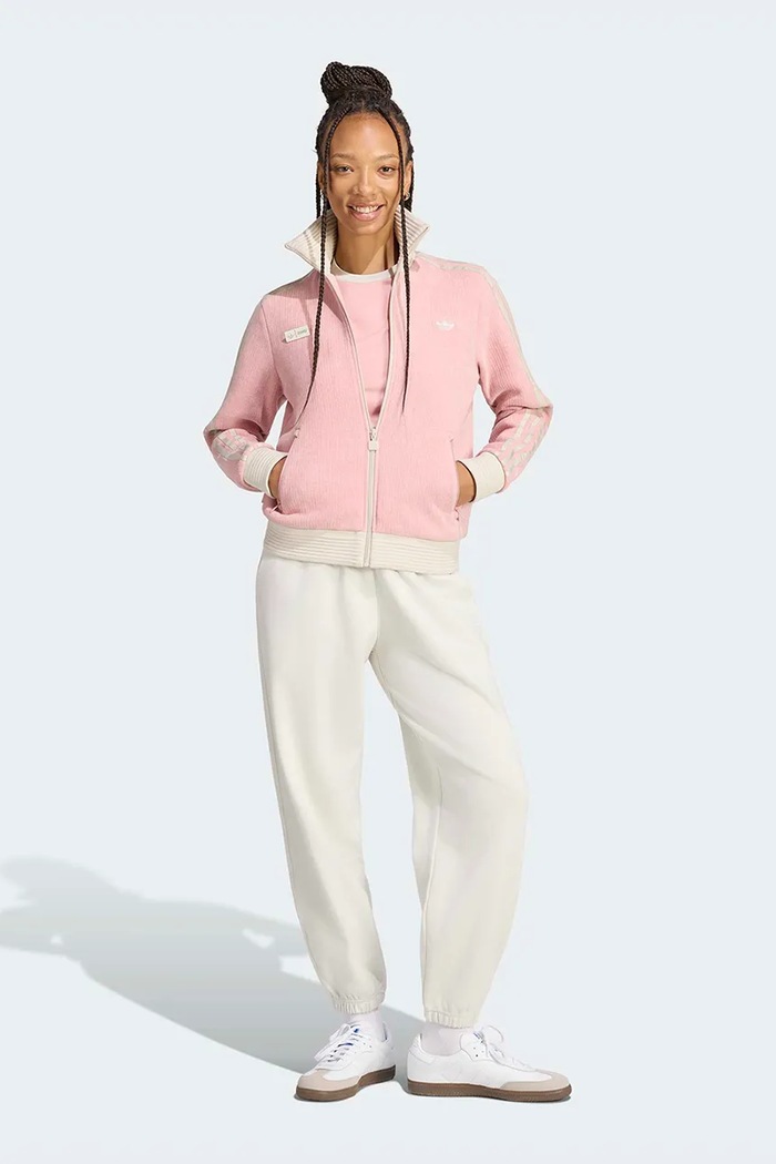 Odzież adidas Originals Bluza rozpinana damska Adiluna Season 2 x Jennie LD8923 różowy
