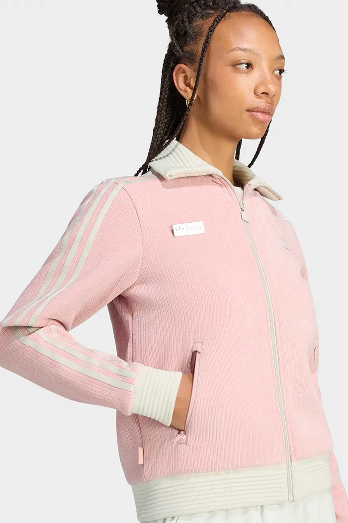 Bluza rozpinana damska Adiluna Season 2 x Jennie adidas Originals LD8923 różowy