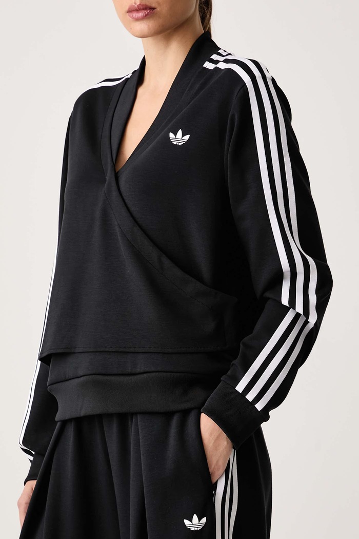 Bluza damska z wiskozą Adiluna Season 2 x Jennie adidas Originals LD8921 czarny