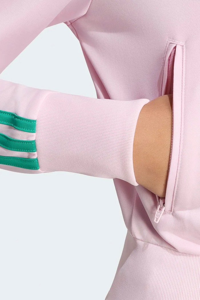 Bluza z kapturem damska Firebird Classic adidas Originals różowy KY0885