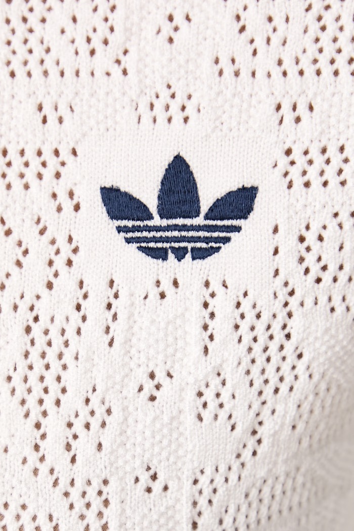 Bluza rozpinana damska z wiskozą adidas Originals biały KX6899
