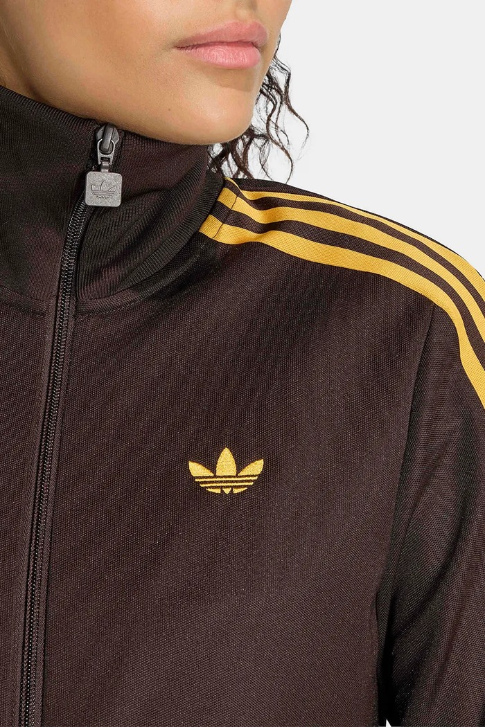 Odzież adidas Originals Bluza dziecięca z bawełną Beckenbauer KV9561 brązowy