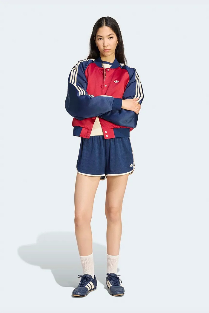 Ρούχα adidas Originals Bomber γυναικείο Satin SST Bomber KT2646 κόκκινο