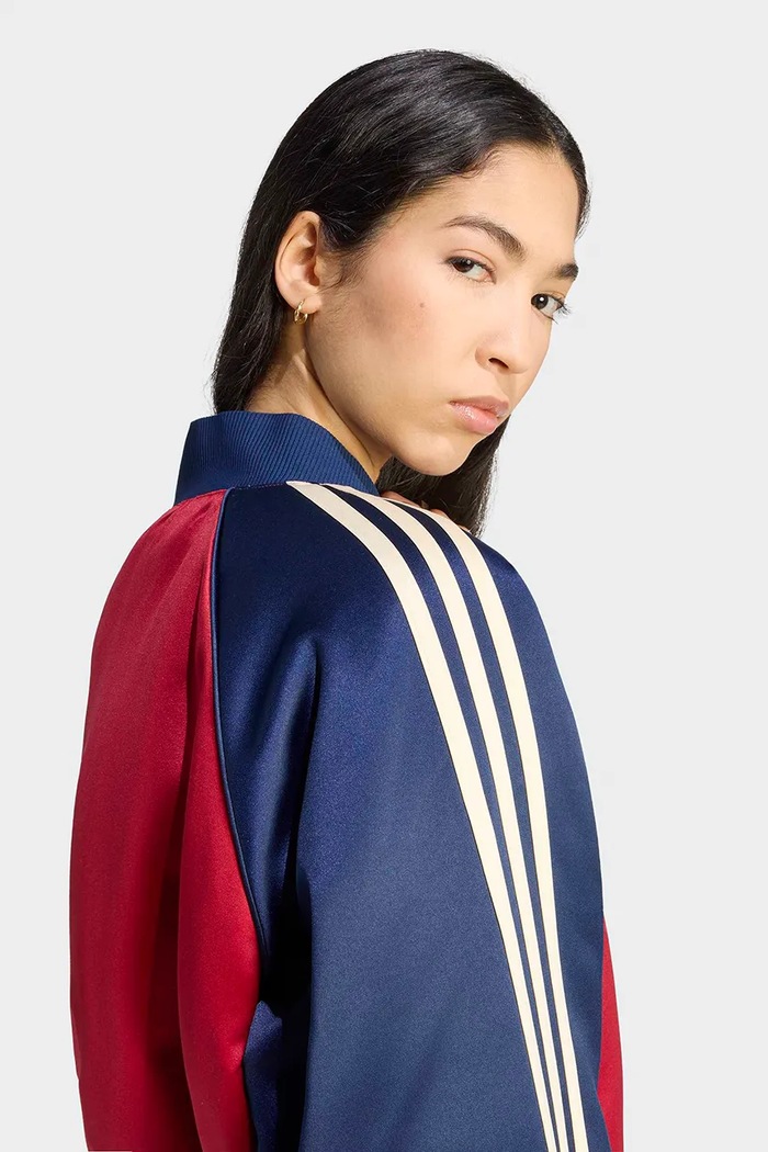 Bomber γυναικείο Satin SST Bomber adidas Originals κόκκινο KT2646