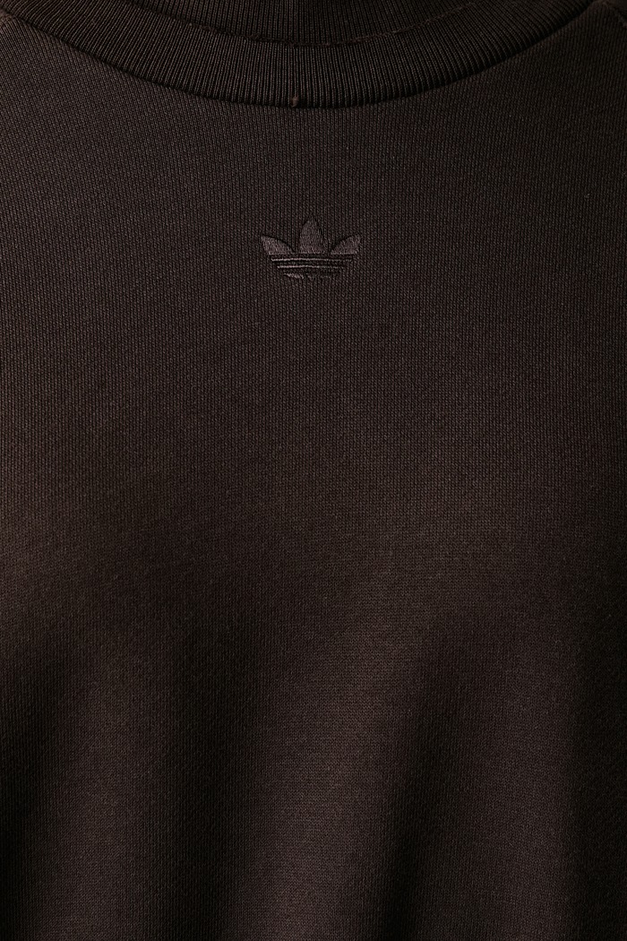 Bluza damska bawełniana Winterized Double adidas Originals brązowy KT2329
