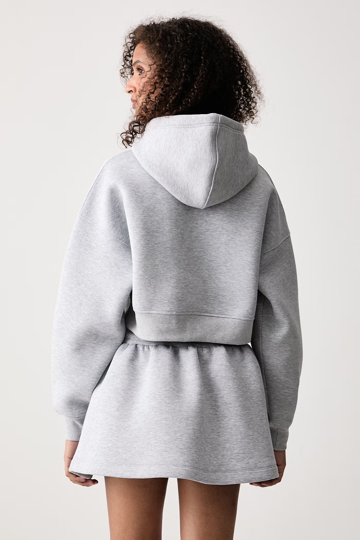 Odzież Lacoste Bluza z kapturem damska z bawełną SF8324 szary