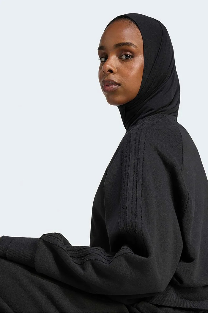 Bluza damska bawełniana Winterized Double adidas Originals KS9231 czarny