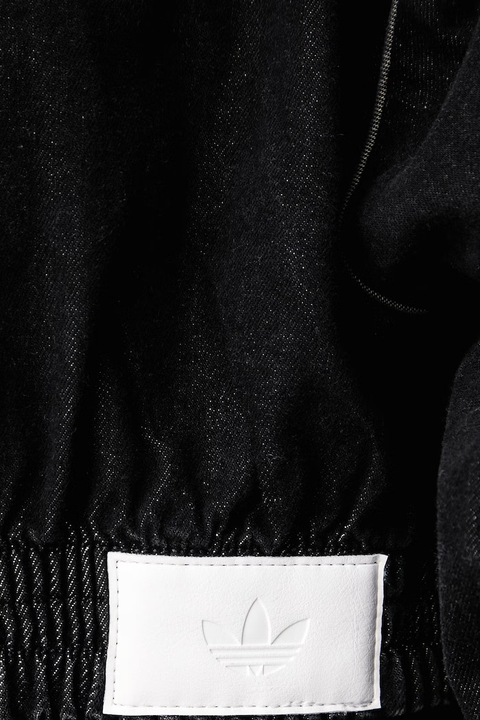 Bluza rozpinana damska bawełniana z elastanem adidas Originals czarny KS9216