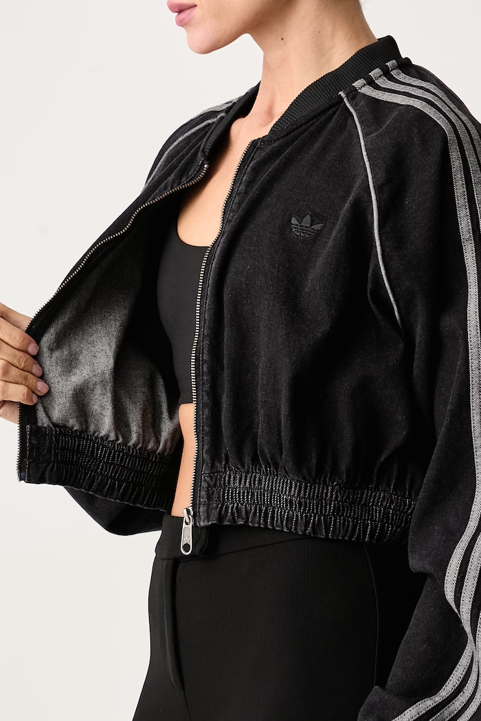 adidas Originals Bluza rozpinana damska bawełniana z elastanem KS9216