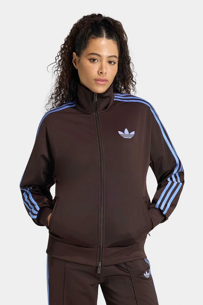 adidas Originals Bluza rozpinana damska Firebird brązowy KS4680.