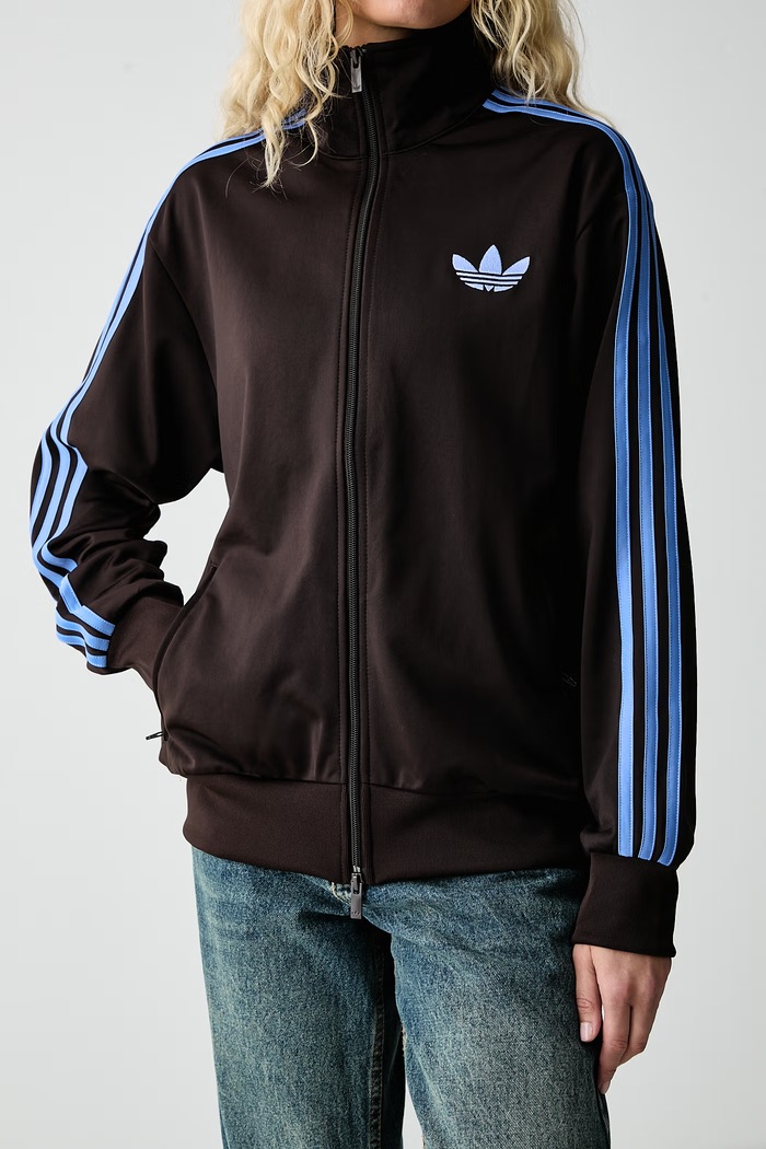 Mikina na zips dámska Firebird adidas Originals KS4680. hnedá