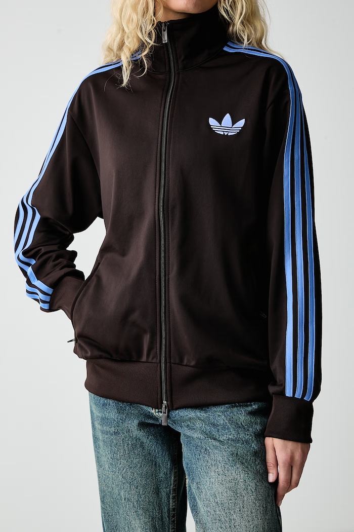 Hanorac cu fermoar pentru femei Firebird adidas Originals KS4680. maro