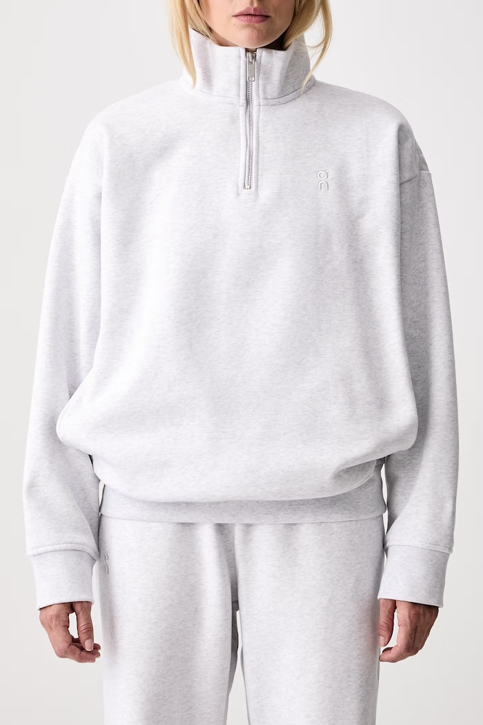 On Club Collective bluza z bawełną damska 1WG11141756 szary