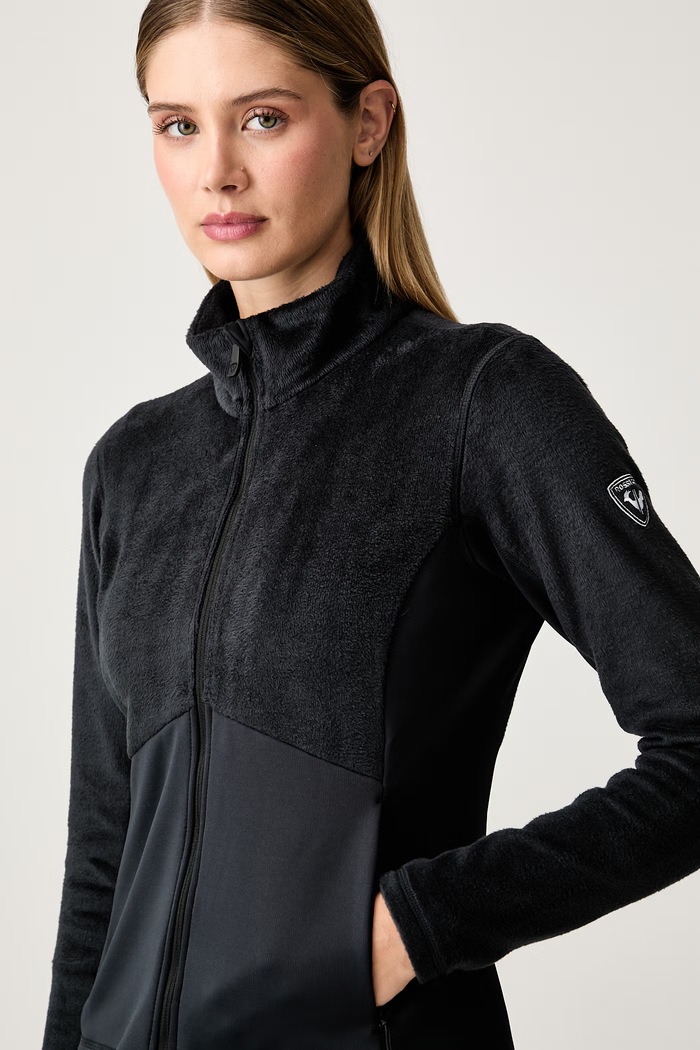 Rossignol bluza sportowa damska DIRETTA czarny RLOWL06