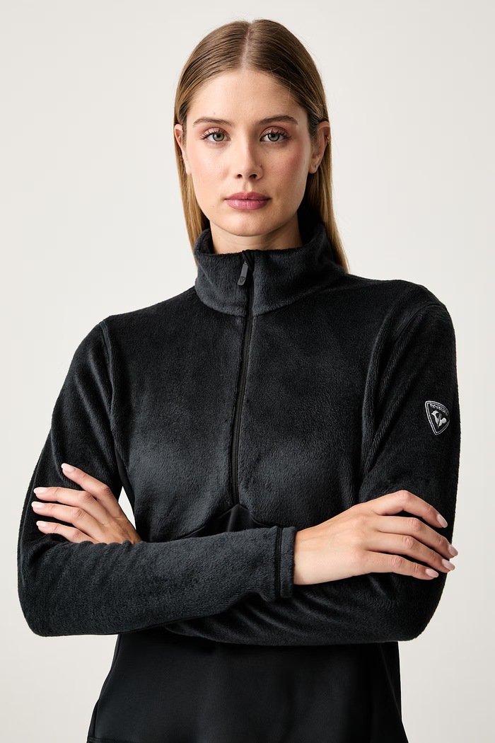 Rossignol bluza sportowa damska DIRETTA czarny RLOWL05