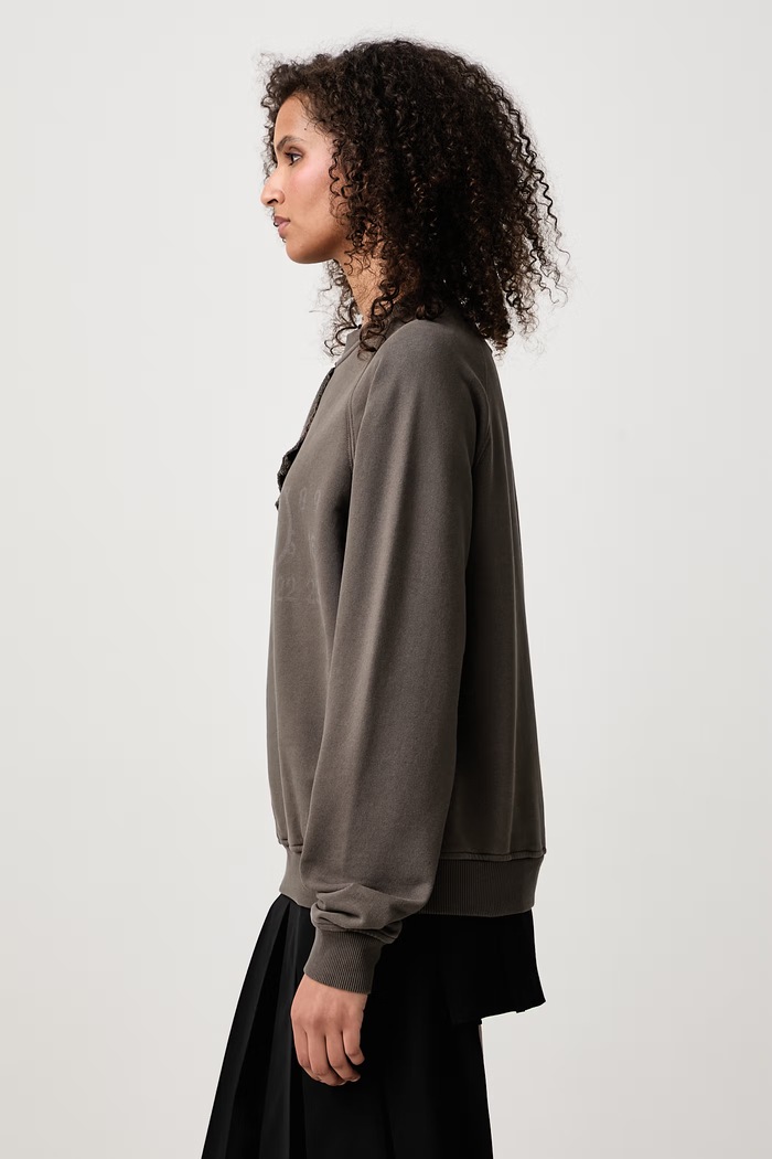 Bluza damska bawełniana MM6 Maison Margiela S62GU0153.M25014 brązowy