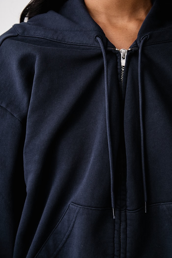 MM6 Maison Margiela Bluza rozpinana z kapturem bawełniana damska S52HG0045.M25025