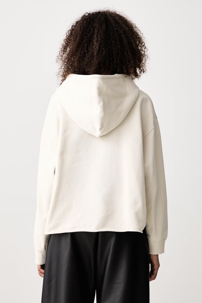 Odzież MM6 Maison Margiela Bluza z kapturem bawełniana damska S52GU0235.M25025 beżowy