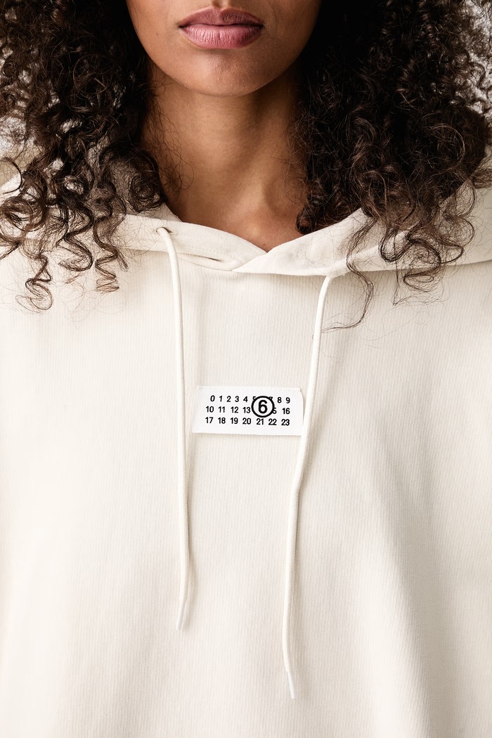 MM6 Maison Margiela Bluza z kapturem bawełniana damska S52GU0235.M25025