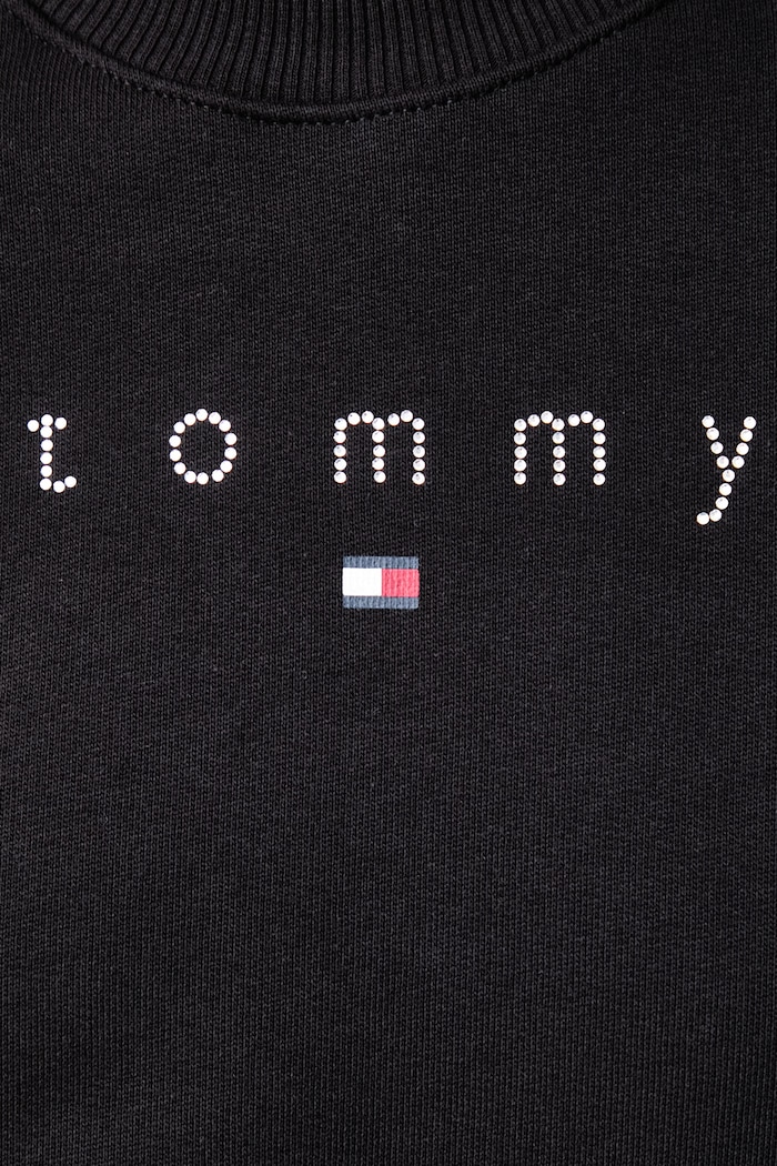 Μπλούζα γυναικεία βαμβακερή Tommy Jeans μαύρο DW0DW23403