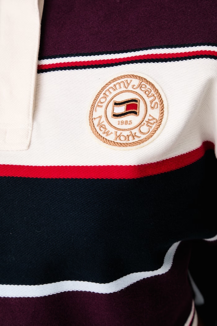 Μακρυμάνικο γυναικείο βαμβακερό Tommy Jeans σκούρο μπλε DW0DW23298