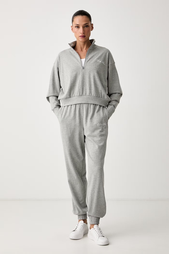Calvin Klein Underwear bluza damska bawełniana LV00QS7685 szary AW26
