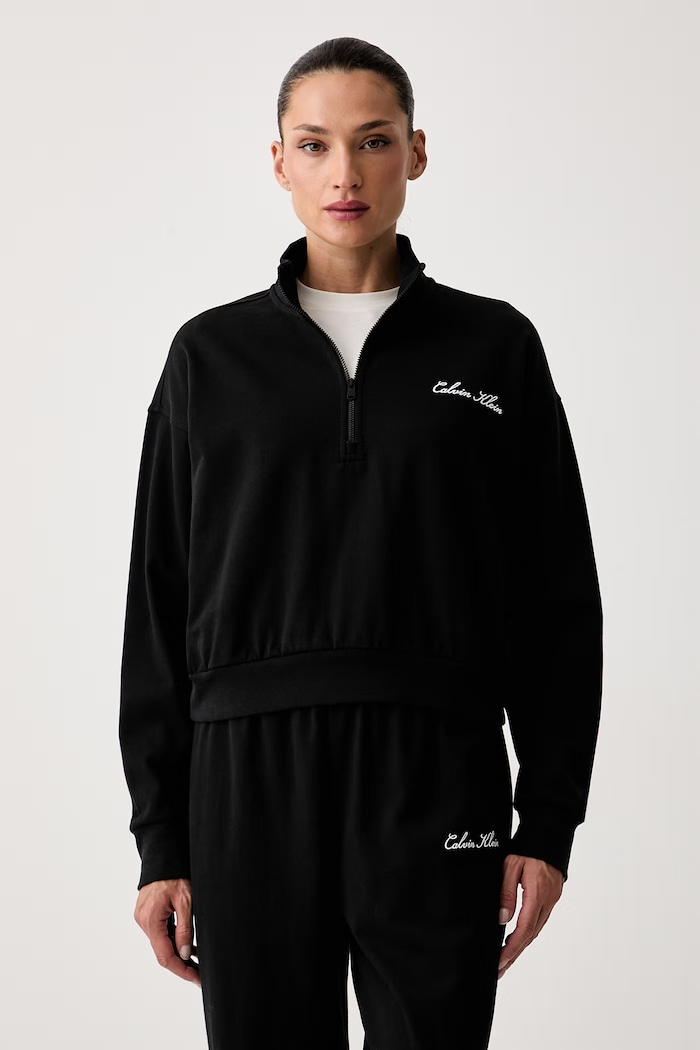 Calvin Klein Underwear bluza damska bawełniana czarny LV00QS7685