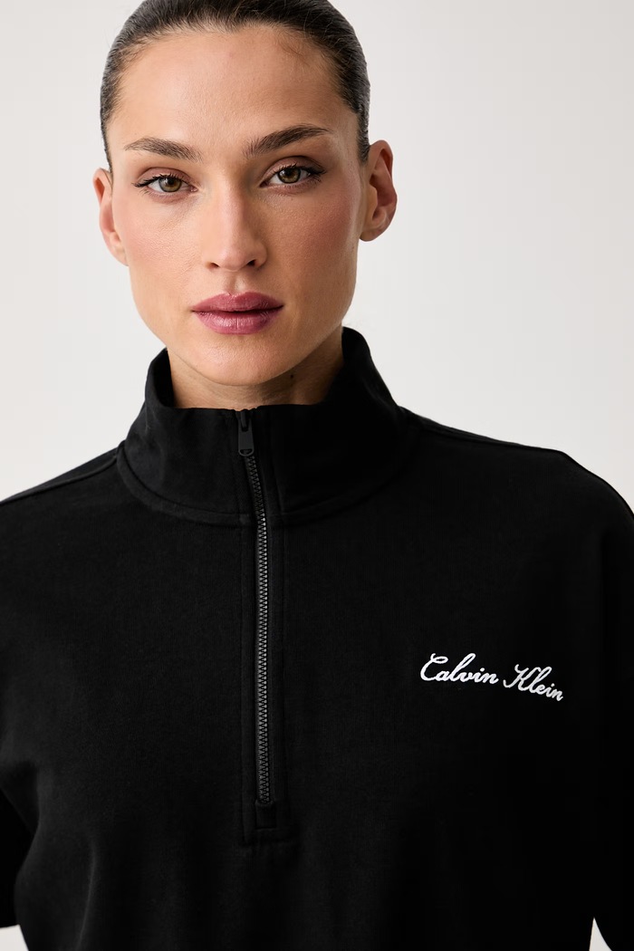 Calvin Klein Underwear bluza damska bawełniana czarny LV00QS7685