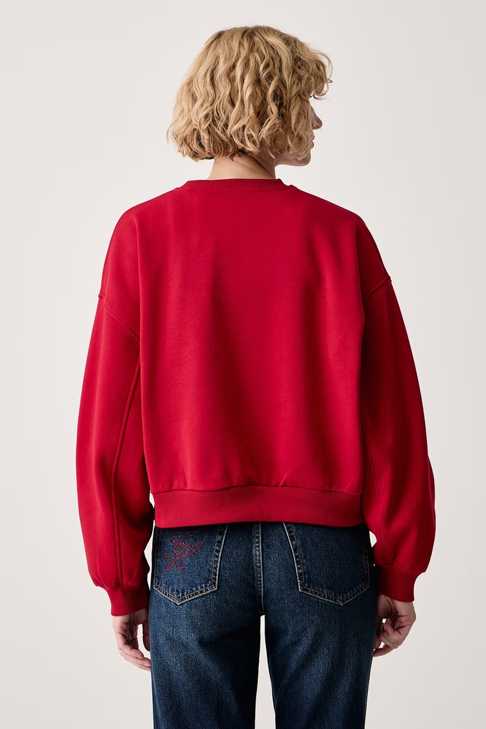 Odjeća Tommy Hilfiger Dukserica za žene s pamukom WW0WW51724 crvena