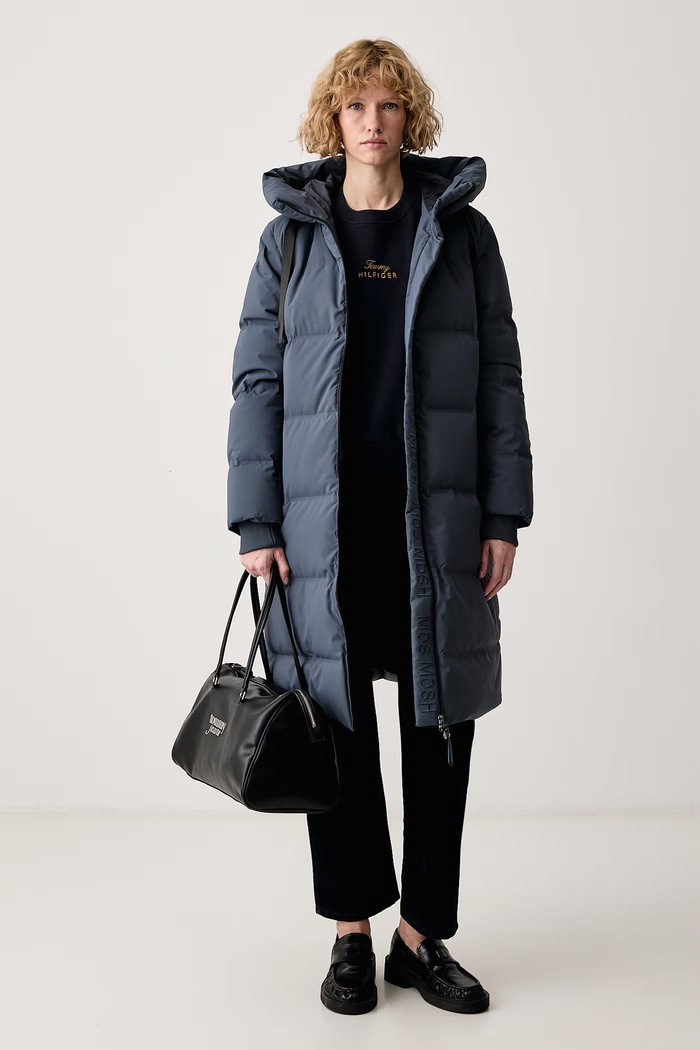 Tommy Hilfiger Dukserica za žene s pamukom WW0WW51724 mornarsko plava AW26