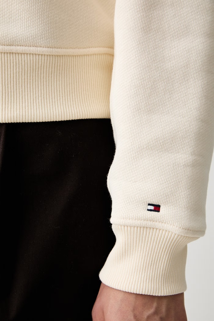 Tommy Hilfiger mikina s bavlnou WW0WW51878 béžová