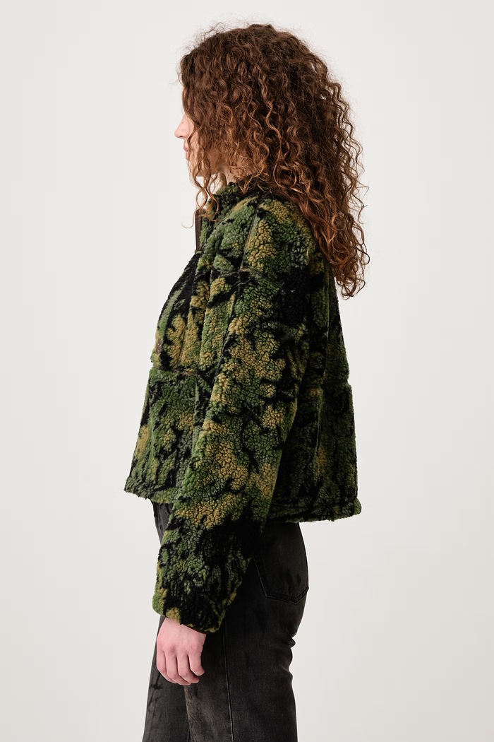 Felpa con cerniera da donna in pile Extreme Pile The North Face NF0A8KR0T2Z1 verde