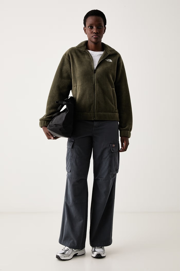 The North Face Μπλούζα fleece γυναικεία NF0A8J6KJNS1 πράσινο AW26