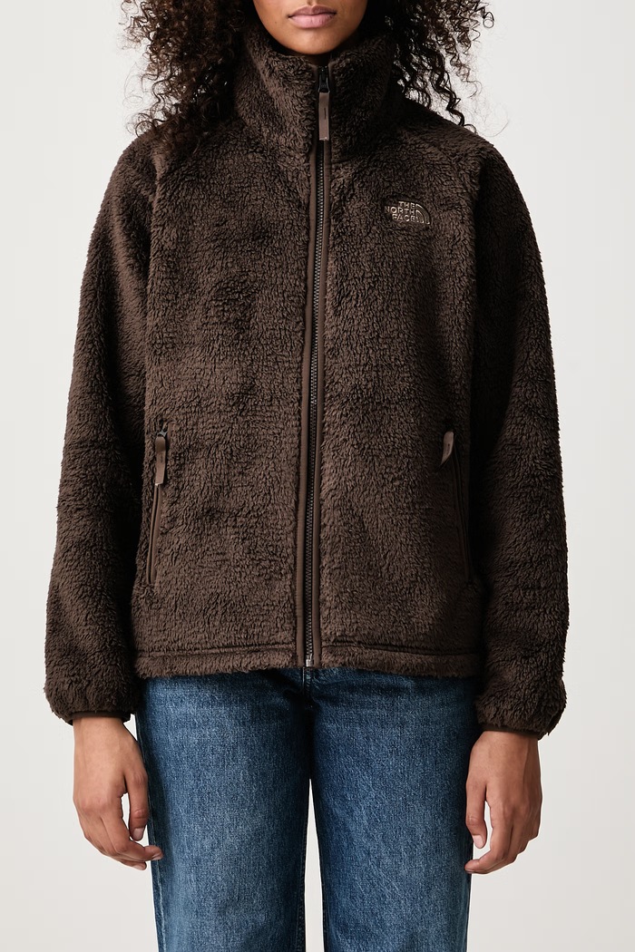 Μπλούζα με κουμπιά γυναικεία φλις Osito The North Face καφέ NF0A8H7SNMF1