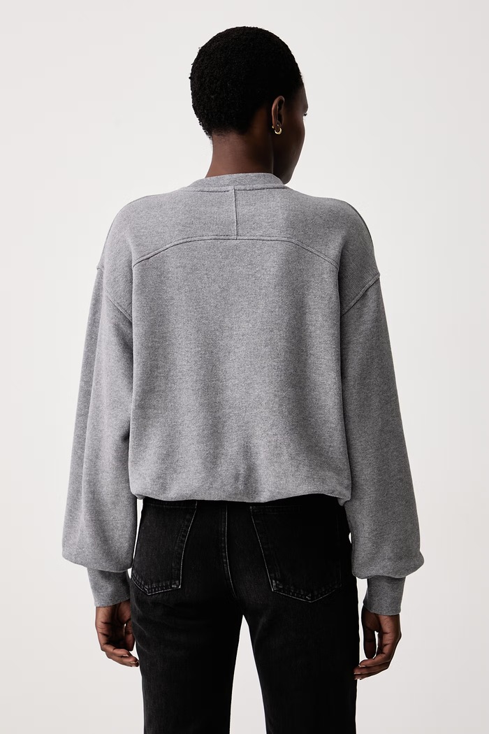 Odjeća Calvin Klein Jeans Dukserica za žene s pamukom LV047H250G siva