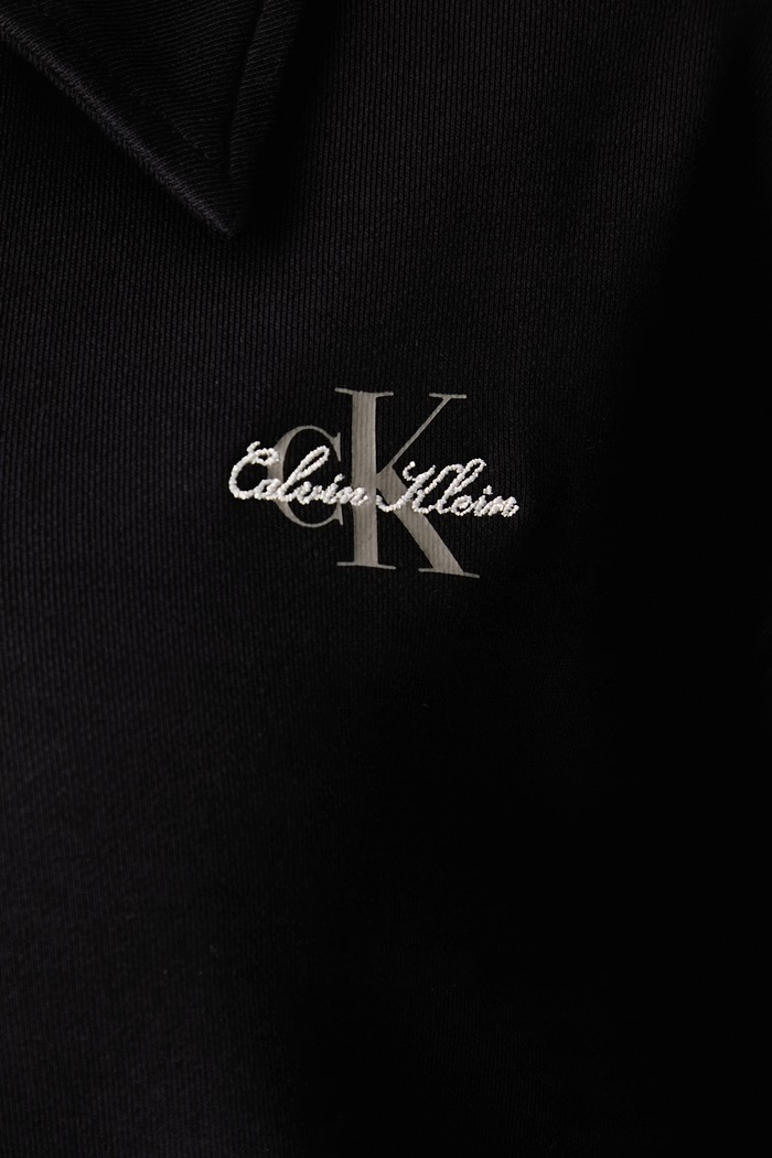 Dukserica za žene s pamukom Calvin Klein Jeans crna LV047H247G