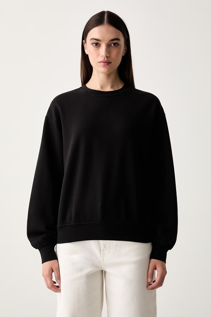 Calvin Klein Jeans bluza damska bawełniana czarny LV047F223G