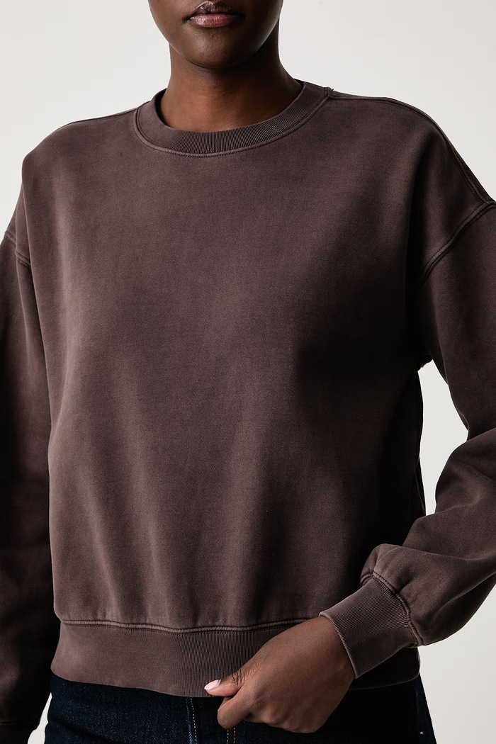 Bluza damska z bawełną VINTAGE BOXY Levi's 005I9 brązowy