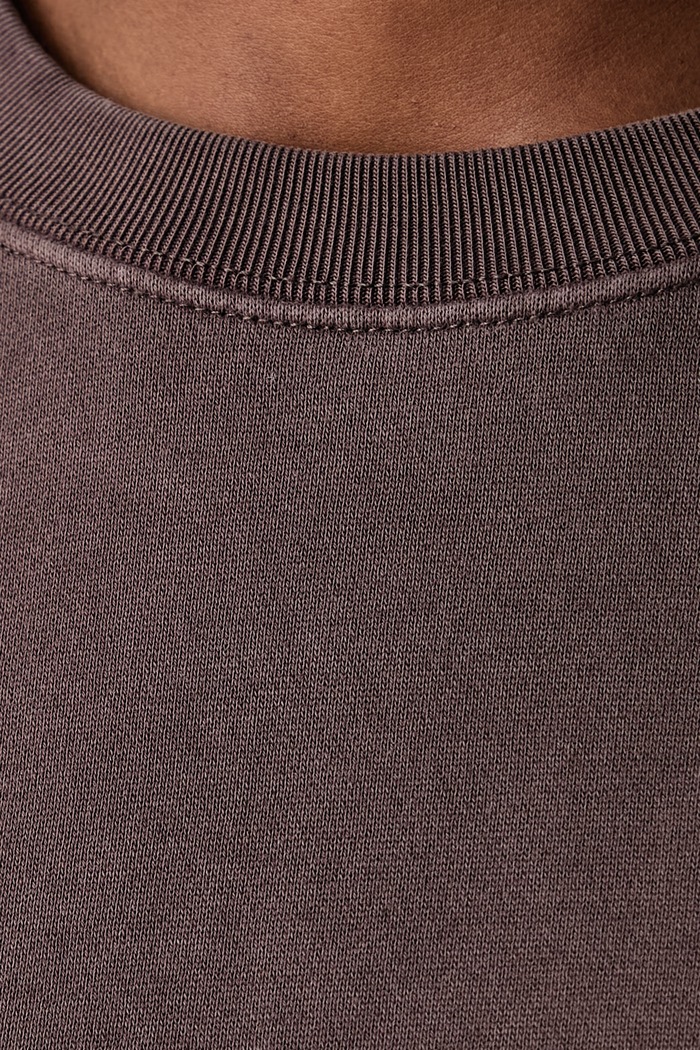 Bluza damska z bawełną VINTAGE BOXY Levi's brązowy 005I9
