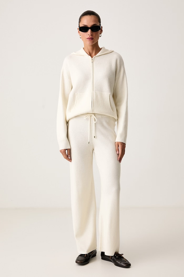 United Colors of Benetton Kardigan damski z wełną 1S9ZD502Z beżowy AW26