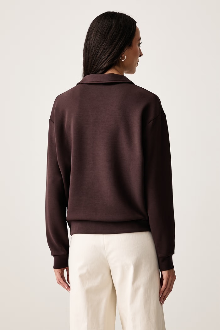 United Colors of Benetton Суичър дамски с модал 3QAFD301G кафяв AW26