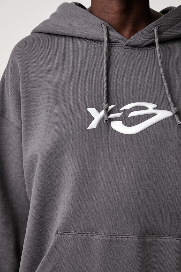 Y-3 LIQUID LG FT HD bluza z kapturem bawełniana damska KZ0841.D