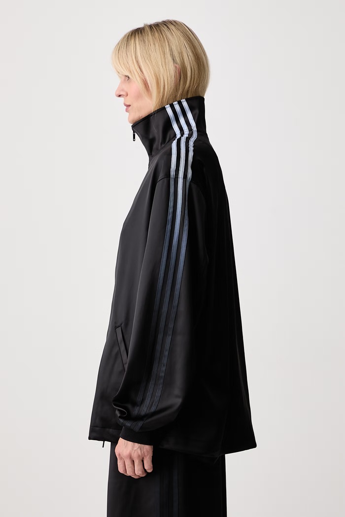 GRD 3S SATIN TT zip-up sweatshirt Women's Y-3 KW9617 black