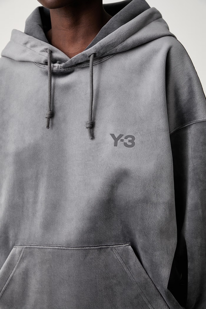 Y-3 VC HOODIE bluza z kapturem welurowa damska KU2196.D