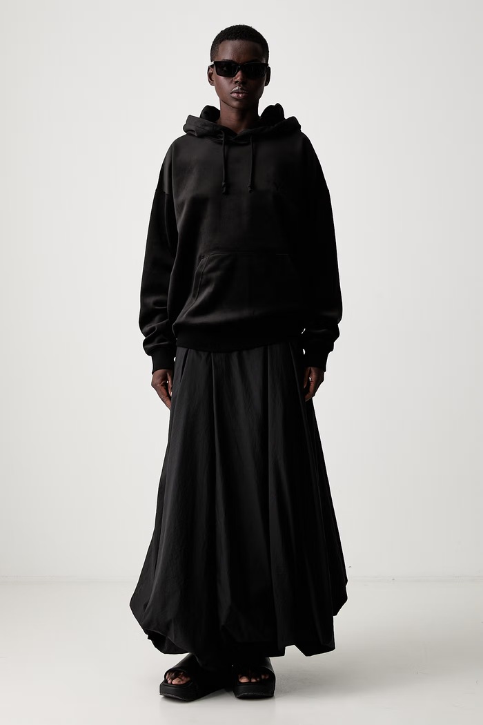 Y-3 VC HOODIE bluza z kapturem welurowa damska IA4372.D czarny AW26
