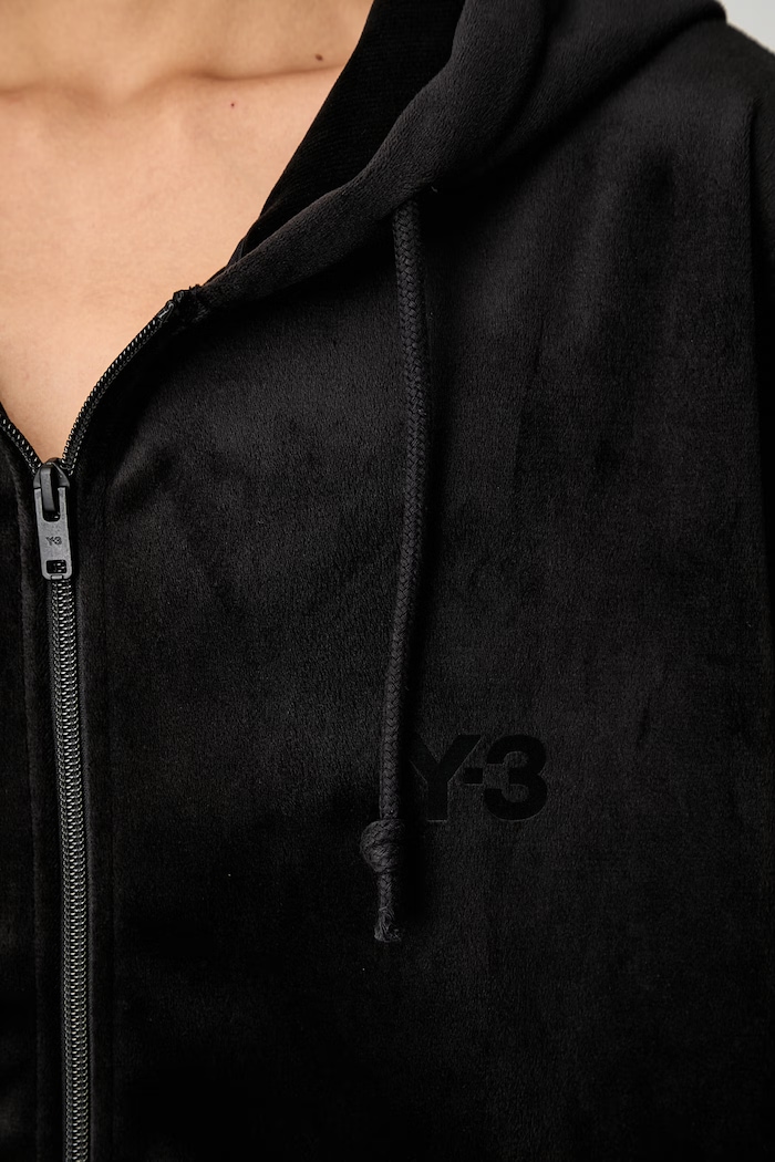 Y-3 VELVET ZIP HD bluza rozpinana welurowa damska IA4371.D