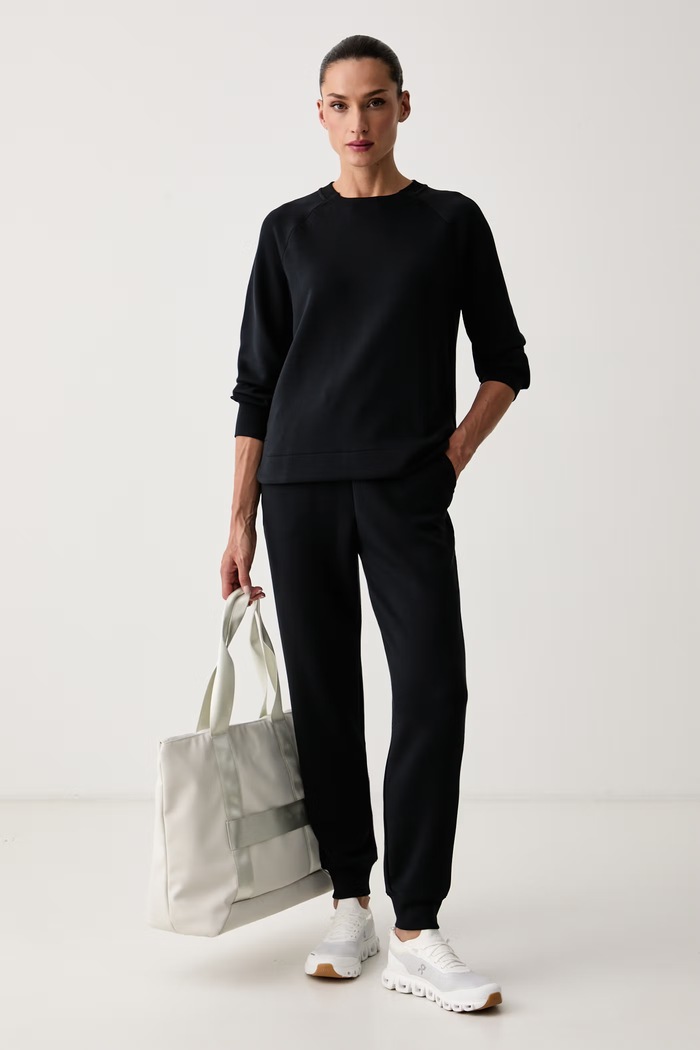 Skechers bluza damska z wiskozą COZY LUXE LT152 czarny AW26