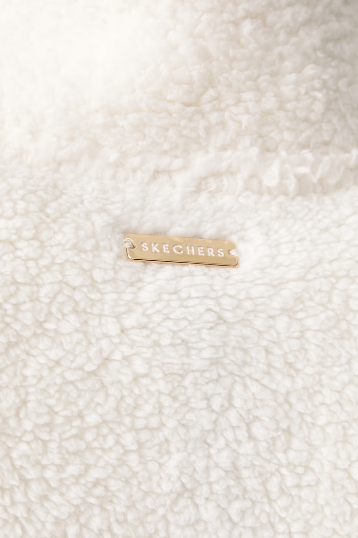 Bluza polarowa damska SKECH-SHERPA JACKET Skechers beżowy JA218