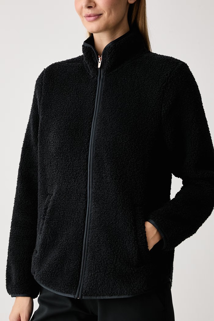 Bluza polarowa damska SKECH-SHERPA JACKET Skechers JA218 czarny